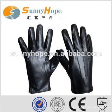 Sunnyhope baratos guantes de cuero de señora, guantes de piel de cabra